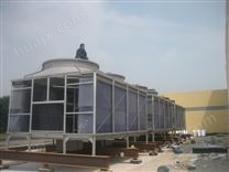 400吨玻璃钢冷却塔方形横流式冷却塔
